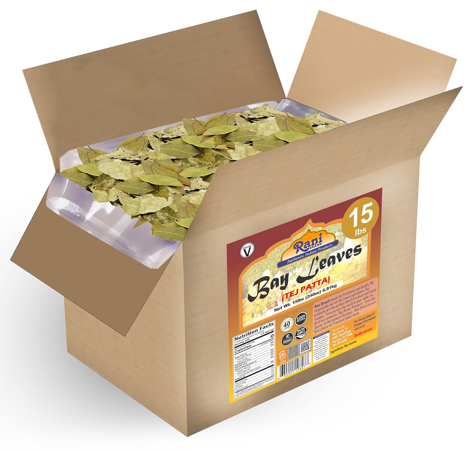 https://www.basketryplace.shop/products/rani-bay-whole-leaf-leaves-spice-hand-selected-extra-large-240oz-15lbs-6-81kg-bulk-box-all-natural-gluten-friendly-non-gmo-vegan-indian-origin-tej-patta - top-secret-recipes.myshopify.com