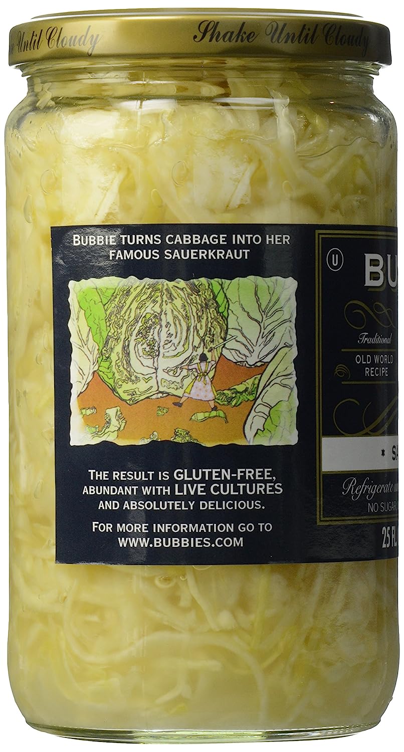 food Bubbies Sauerkraut, 25 oz - Basketryplace